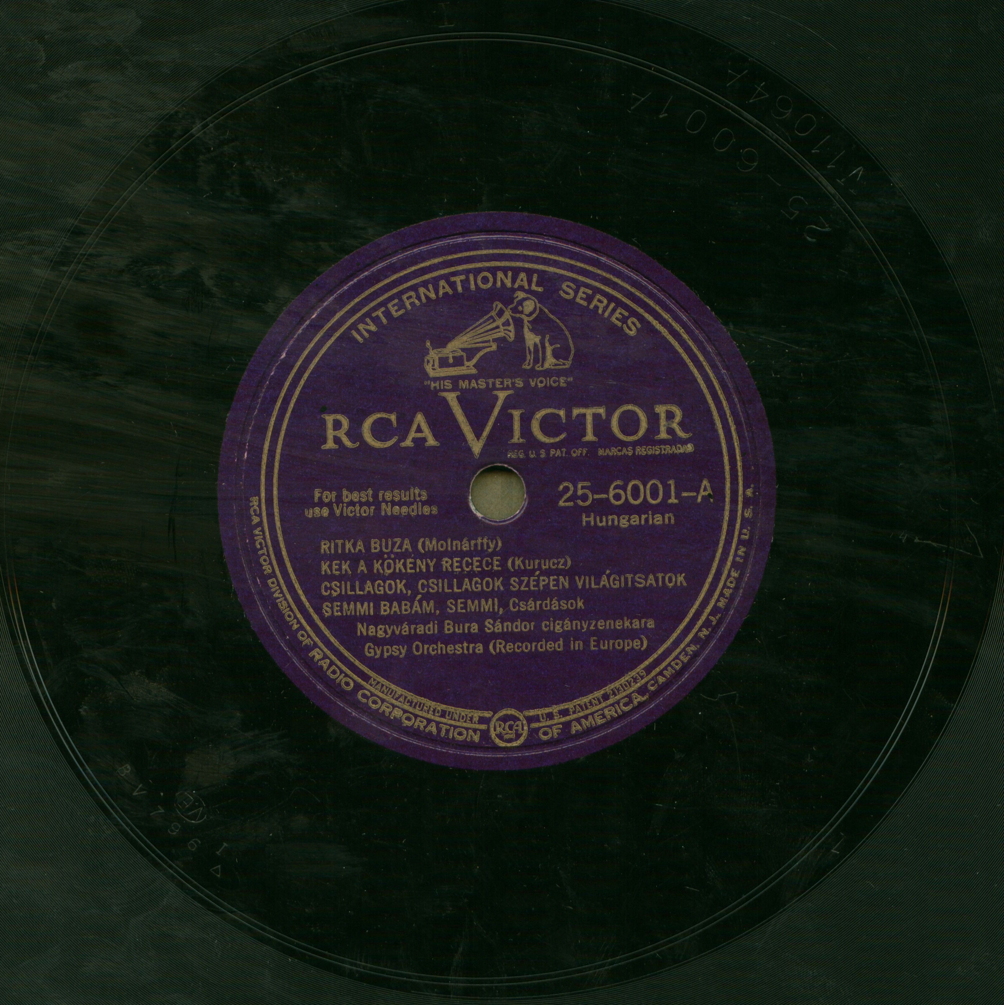 Nagyváradi Bura Sándor cigányzenekara